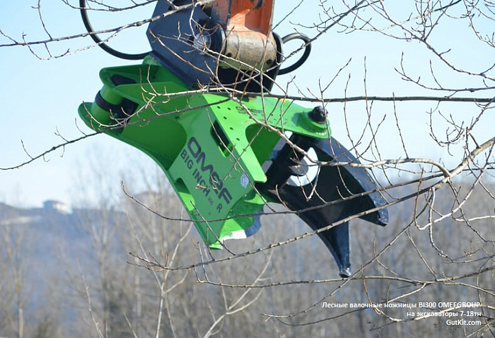 BI300 Лесные ножницы 7-18тн