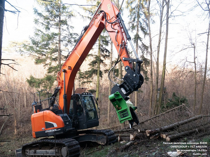 BI400 Лесные ножницы 14-24тн